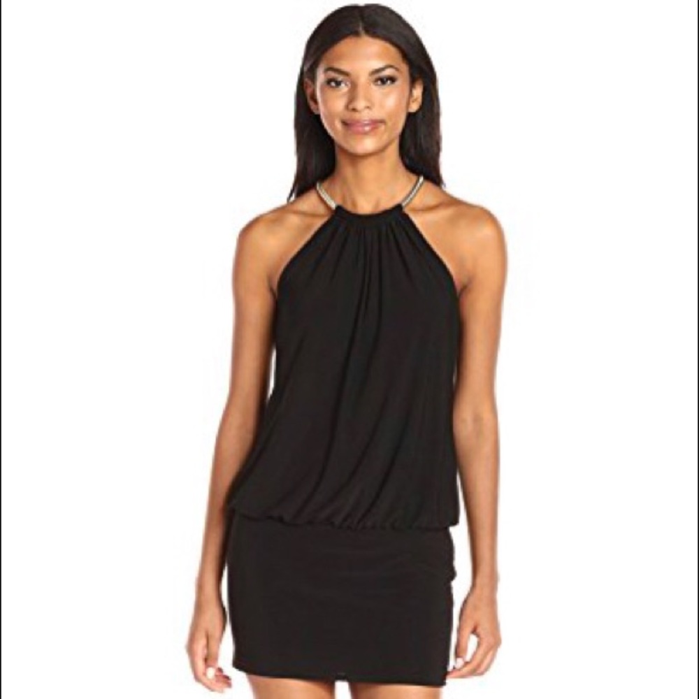 Halter neck Laundry by Shelli Segal cocktail dress